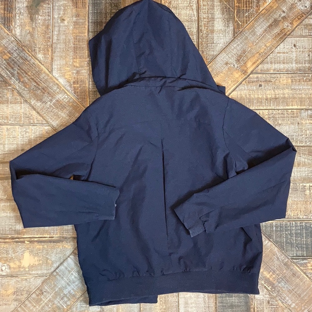 MPG navy hooded jacket w/snap buttons. 3 pockets. - Picture 5 of 5